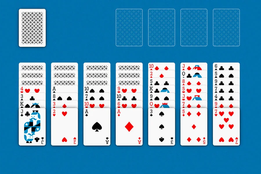 Solitaire large cards